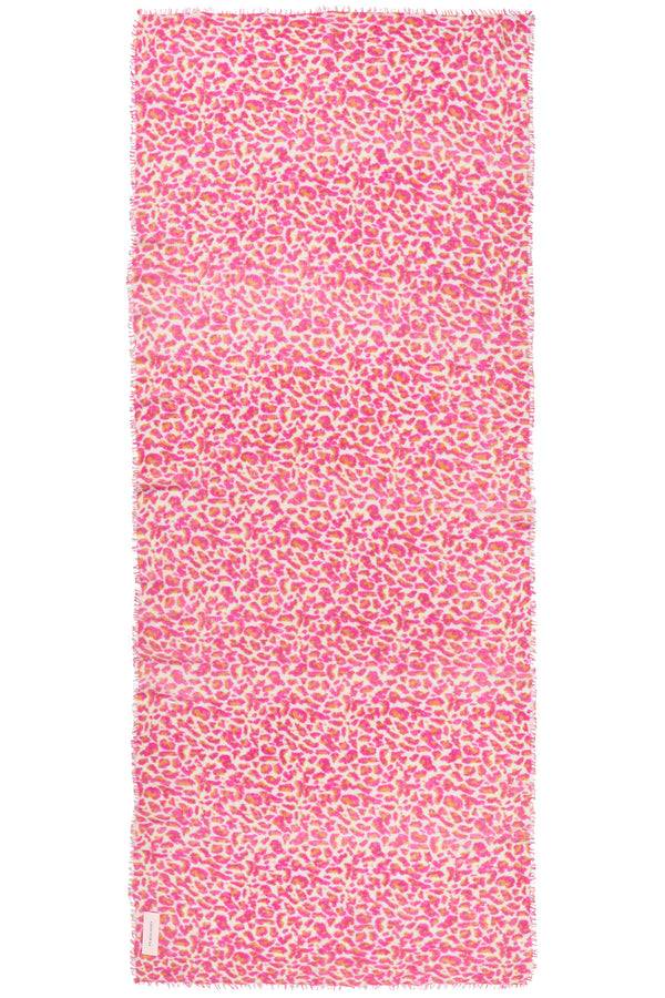 Pur Schoen Schal leo pink-orange zollfrei