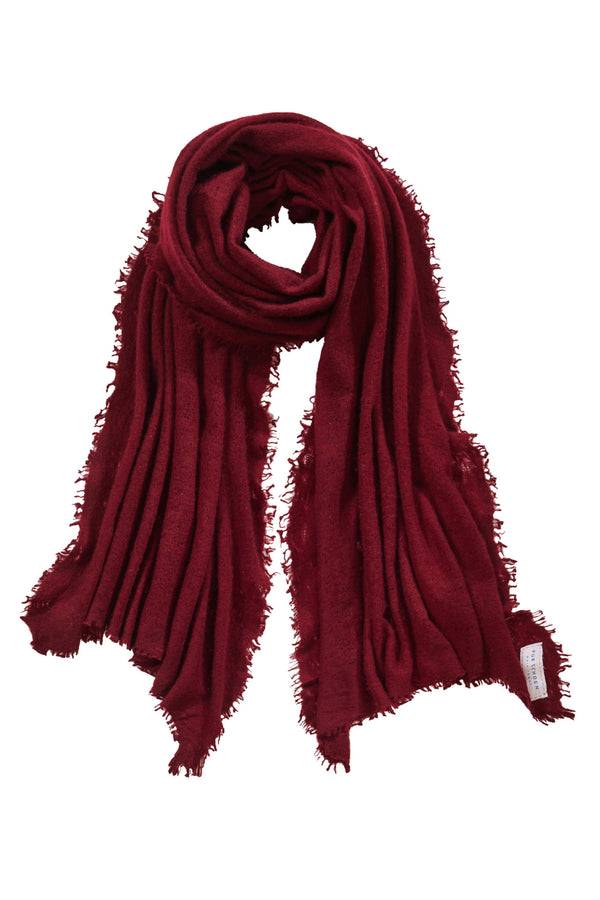 Pur Schoen Schal bordo Schlussverkauf