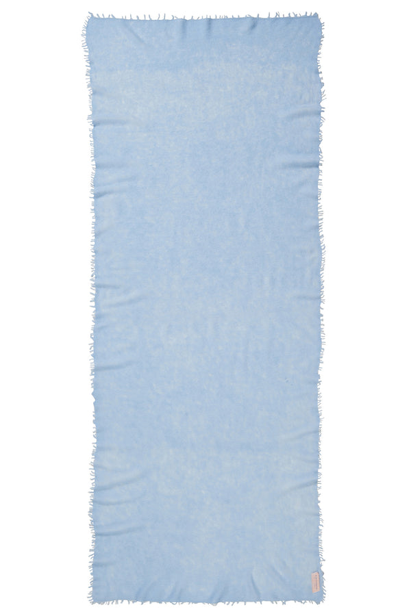 Pur Schoen Schal bleu Fabrikverkauf