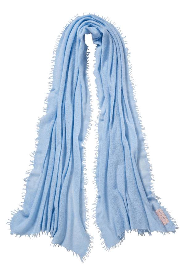 Pur Schoen Schal bleu Fabrikverkauf