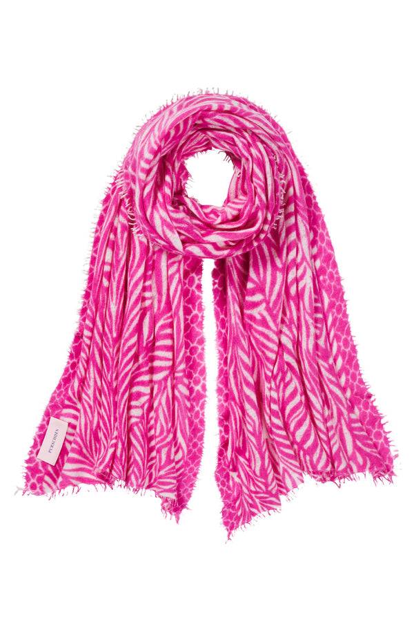 Pur Schoen Schal leafgarden pink-natural Flash Sale