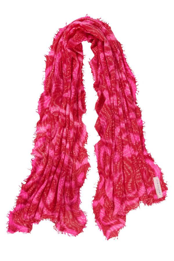 Pur Schoen Schal sprinkle neon pink-rot Saisonschlussverkauf