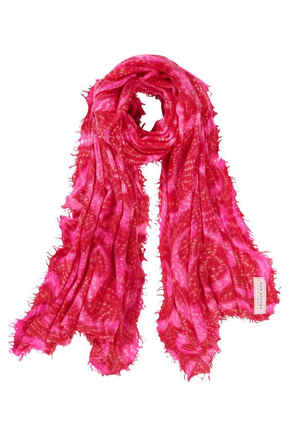 Pur Schoen Schal sprinkle neon pink-rot Saisonschlussverkauf