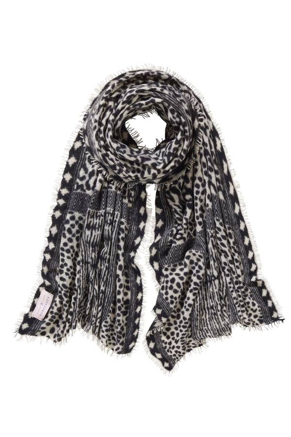 Pur Schoen Schal savanne black Weihnachtsangebot
