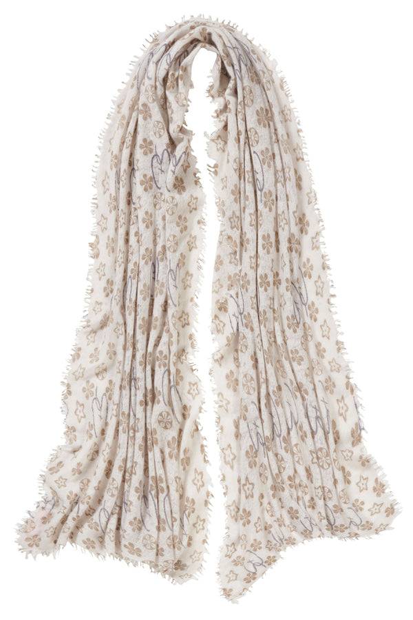 Pur Schoen Schal ps flowerfield kiesel Valentinstagsangebot