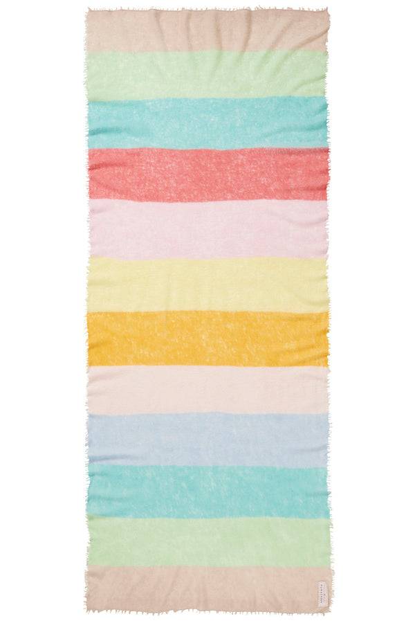 Pur Schoen Schal rainbow stripes 7 Heißer Verkauf