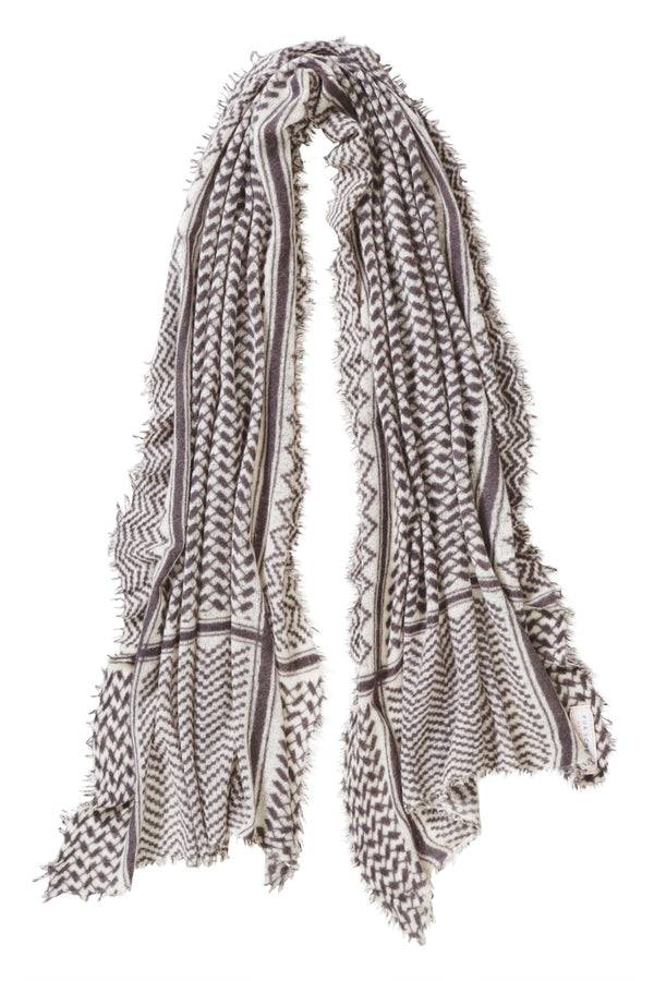 Pur Schoen Schal pali black-natural Blitzangebot