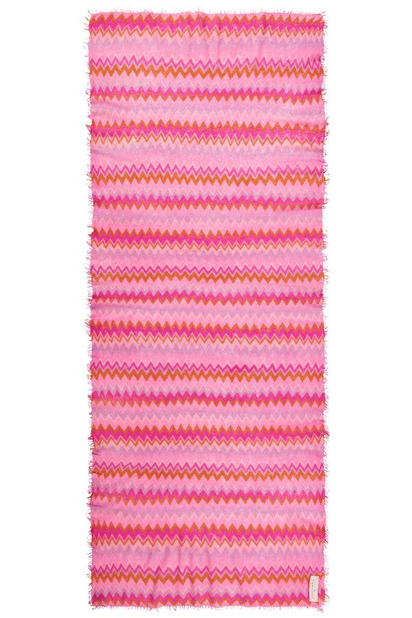Pur Schoen Schal chevron flamingo-rose Bis zu 60% Rabatt