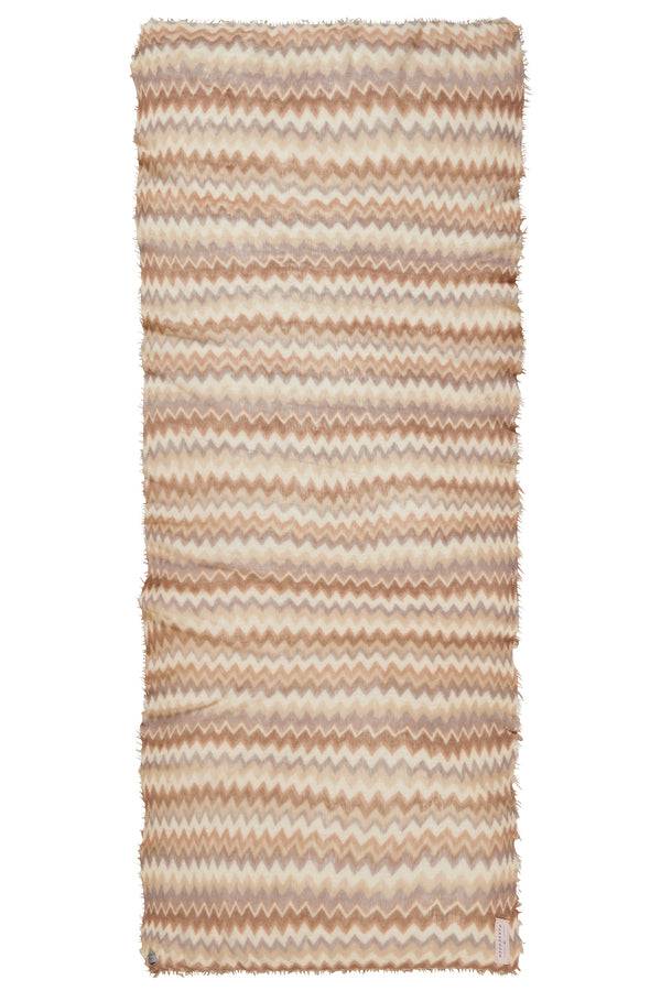 Pur Schoen Schal chevron camel classic-puder Bis zu 65% Rabatt