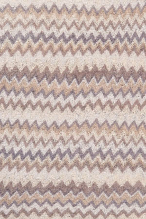 Pur Schoen Schal chevron nougat-stone grey Vierteljährliche Förderung