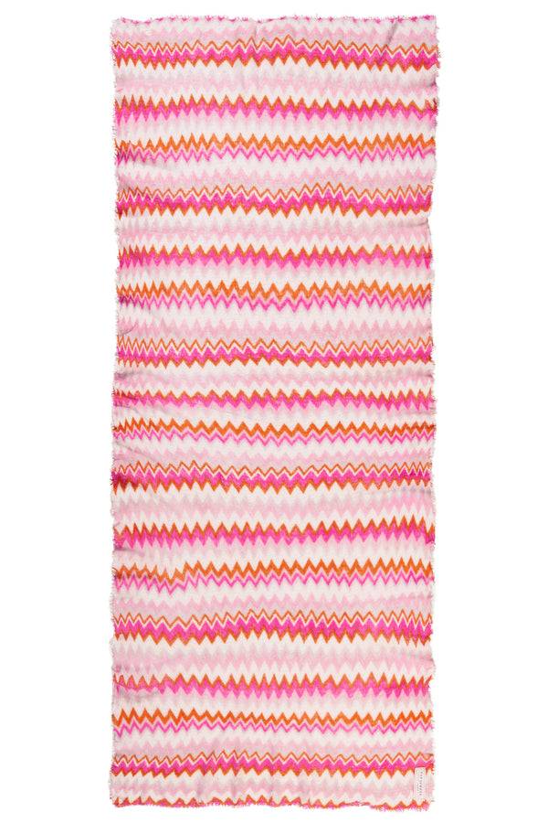 Pur Schoen Schal chevron pink-lavendel Bis zu 55% Rabatt