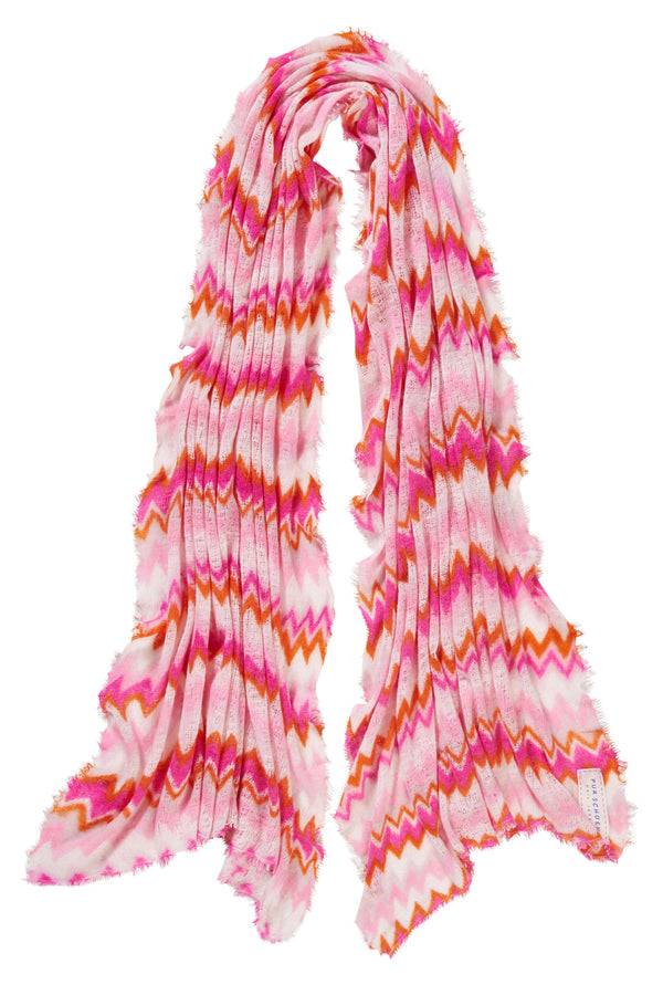 Pur Schoen Schal chevron pink-lavendel Bis zu 55% Rabatt