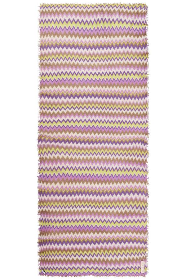 Pur Schoen Schal chevron flieder-neon gelb Hotsell