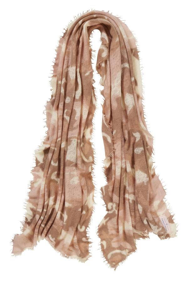 Pur Schoen Schal camo nougat-camel classic Fabrikverkauf