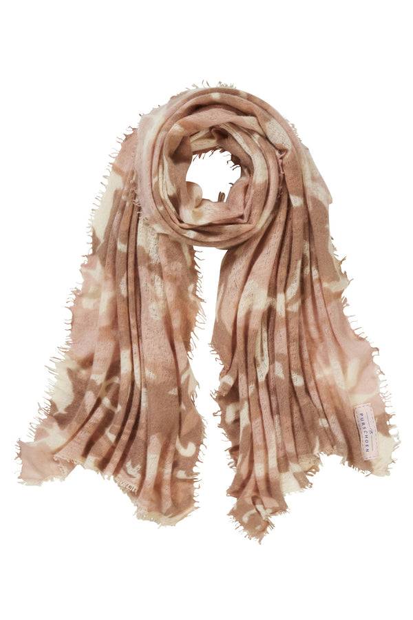 Pur Schoen Schal camo nougat-camel classic Fabrikverkauf