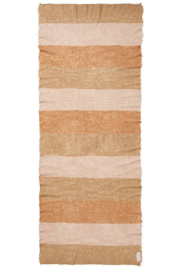 Pur Schoen Schal block 3 camel Rabatt