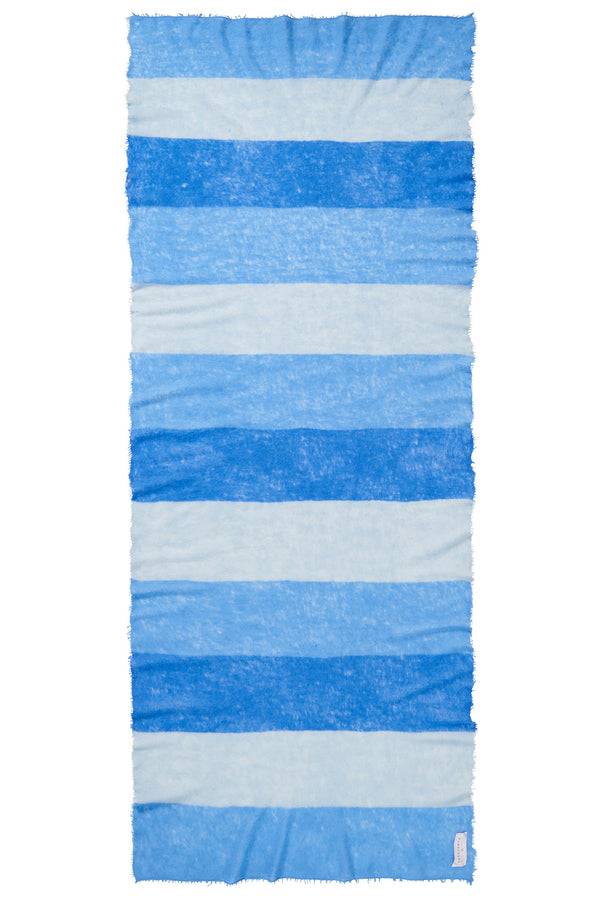 Pur Schoen Schal block 3 sky blue Heißer Verkauf