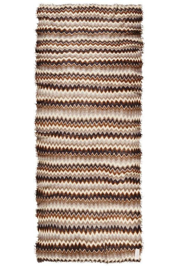 Pur Schoen Schal chevron testa moro-stone II Neueste Mode