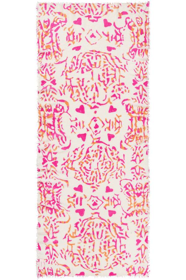 Pur Schoen Schal djungle heart pink VIP-Rabatte