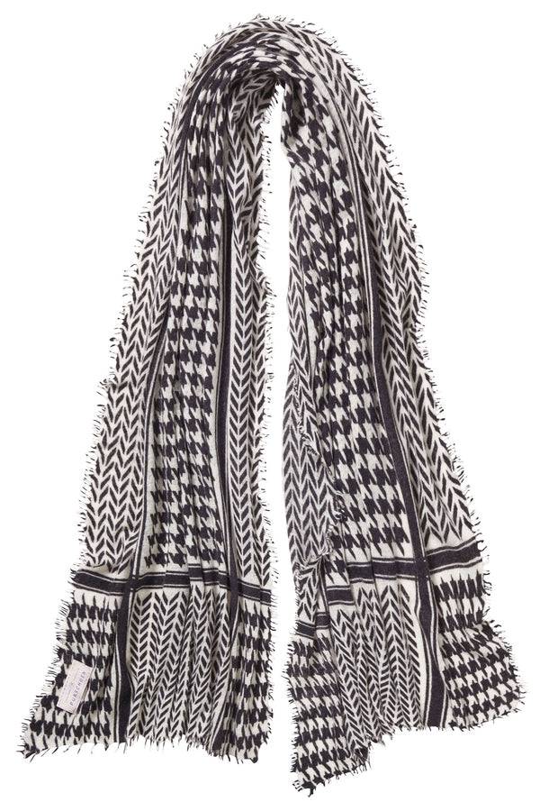 Pur Schoen Schal milano black-natural Rabatt