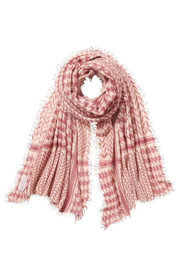 Pur Schoen Schal milano antik rosa-sand Günstig kaufen