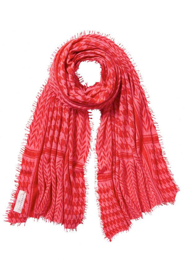 Pur Schoen Schal milano melone-chili red Saisonschlussverkauf