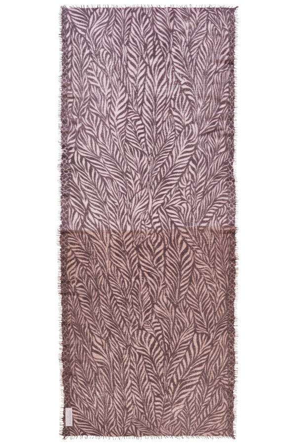 Pur Schoen Schal leafgarden multi nougat dark Cyber Monday