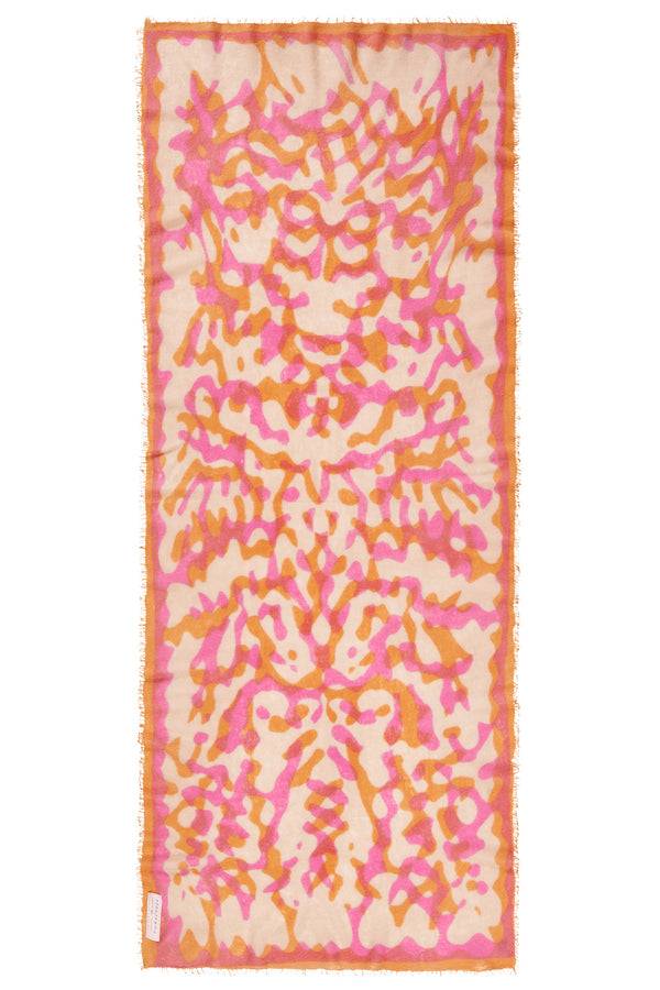 Pur Schoen Schal kalahari orange-puder pink Exklusive Angebote