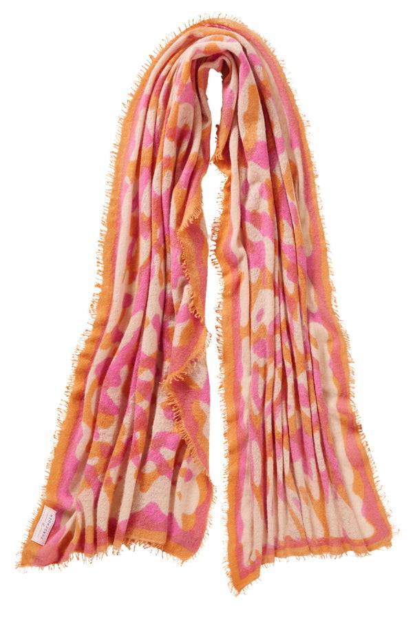 Pur Schoen Schal kalahari orange-puder pink Exklusive Angebote