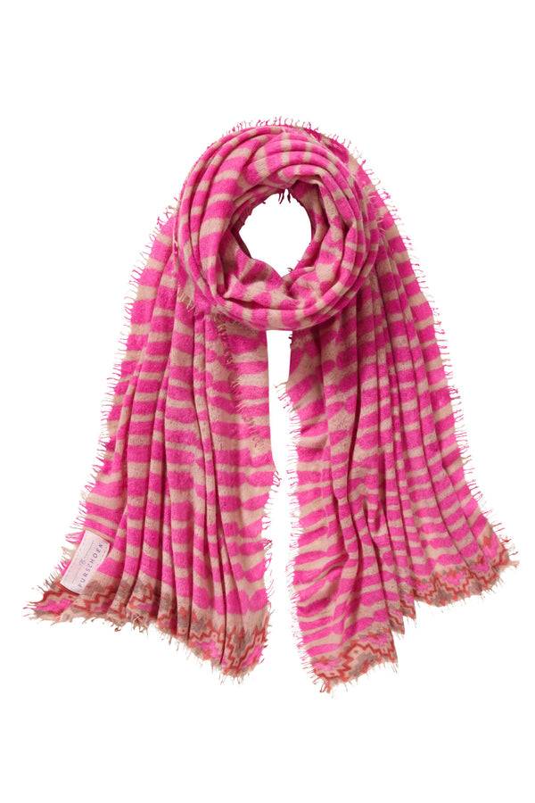 Pur Schoen Schal habbat pink-camel Letzte 3 Tage
