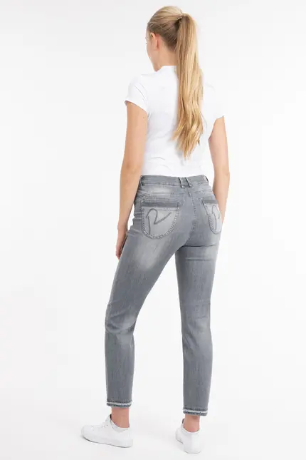 Recover Pants Powerstretch-Jeans Ronja in GREY Artikelnummer REC-13330-U4080-975 Neueste Mode