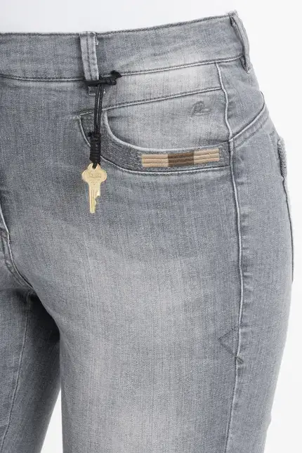 Recover Pants Powerstretch-Jeans Ronja in GREY Artikelnummer REC-13330-U4080-975 Neueste Mode