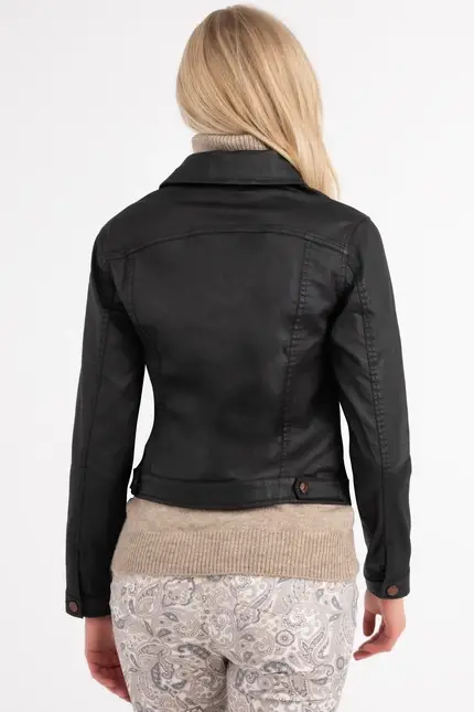 Recover Pants Jacke in Lederoptik in SCHWARZ Artikelnummer REC-30100-4032-990 Clearance-Verkauf