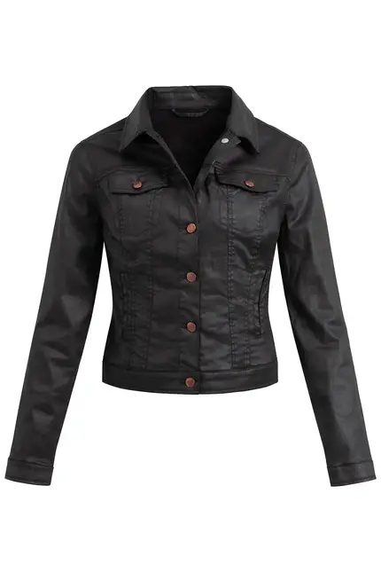 Recover Pants Jacke in Lederoptik in SCHWARZ Artikelnummer REC-30100-4032-990 Clearance-Verkauf