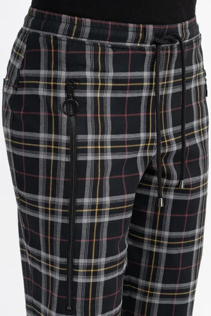 Recover Pants Jogpants in SCHWARZ-ECRU-GELB-ROT Artikelnummer REC-13016-3936-999 50% Rabatt für begrenzte Zeit