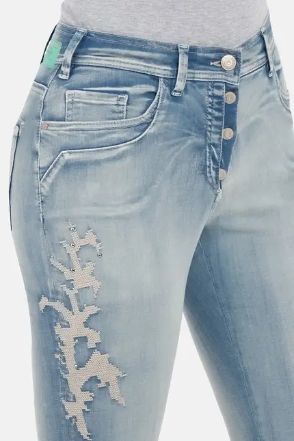 Recover Pants Jessi, Slim-Fit-Jeans in POWER BLEACHED Artikelnummer REC-12903-03-3881-100 Rabatte dieses Monats
