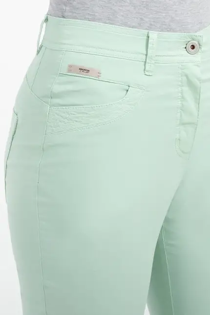 Recover Pants Straight Fit-Hose COLETTE in MINT Artikelnummer REC-13324-04-4083-505 im Angebot