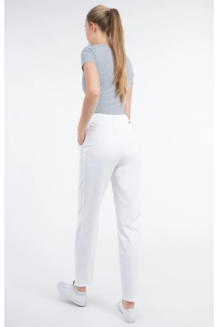 Recover Pants Corin, Relaxed Fit-Hose im Chinostyle in WEIß Artikelnummer REC-13326-4041-110 Vatertagsangebot