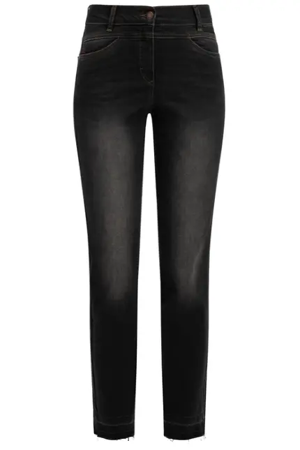 Recover Pants Slim-Fit-Jeans Alba in BLACK/ BLACK Artikelnummer REC-13343-01-4325-990 Lagerräumung