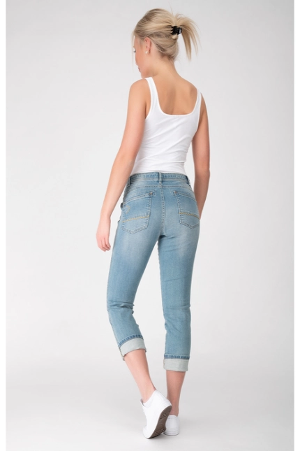 Recover Pants Jeans bestickt in blau Artikelnummer REC-12728-2629-100 Neueste Mode