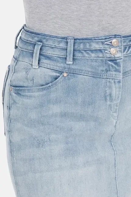 Recover Pants Pia, Jeansrock in BLEACHED Artikelnummer REC-40144-4279-103 Sonderangebote