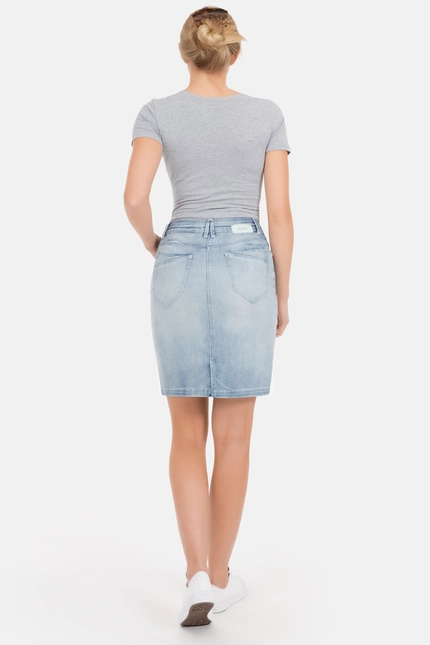 Recover Pants Pia, Jeansrock in BLEACHED Artikelnummer REC-40144-4279-103 Sonderangebote