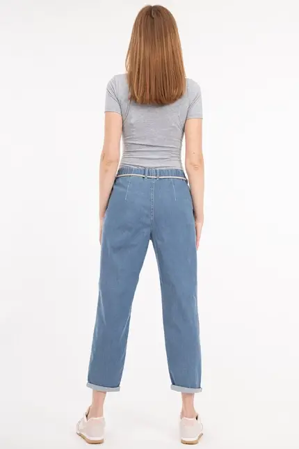 Recover Pants Relaxed Fit-Hose BELINA in MEDIUM BLUE Artikelnummer REC-13014-3882-130 Super Sparpreis