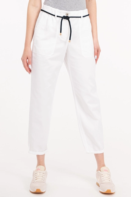 Recover Pants Belina, Relaxed Fit-Hose in WEISS Artikelnummer REC-13014-03-3867-110 Letzte 3 Tage