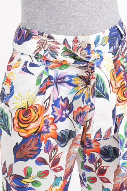 Recover Pants Relaxed-Fit Hose SUNNY in DRUCK BUNT Artikelnummer REC-12730-01-4038-1 Zeitbegrenzte Promotion
