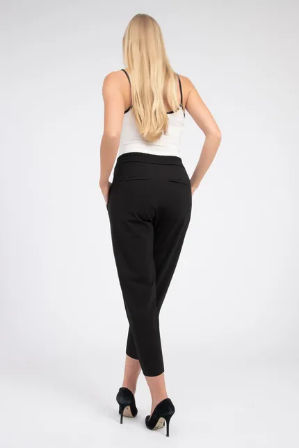 Recover Pants Legere Bundfaltenhose in SCHWARZ Artikelnummer REC-13005-3875-990 Bis zu 50% Rabatt