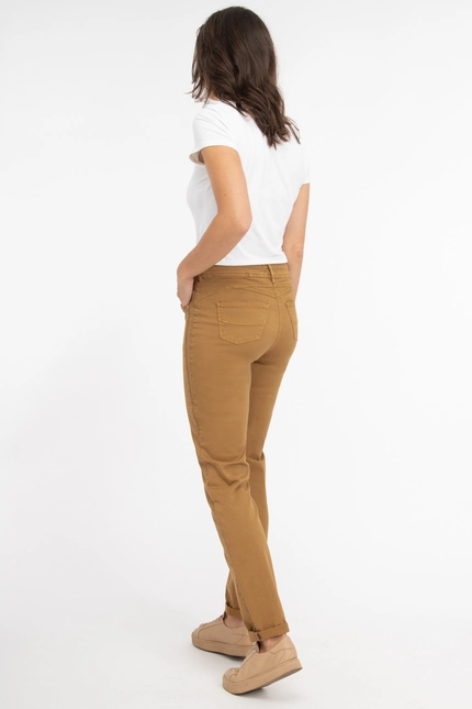 Recover Pants Modische Hose im 5-Pocket Style in CURRY Artikelnummer REC-13362-4142-356 Kostenloser Versand international