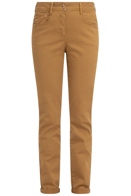 Recover Pants Modische Hose im 5-Pocket Style in CURRY Artikelnummer REC-13362-4142-356 Kostenloser Versand international