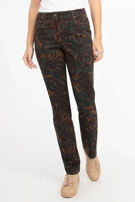 Recover Pants 5-Pocket Druckhose in DRUCK OLIV-PETROL-BRAUN Artikelnummer REC-12540-04-4100-5 Online