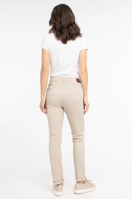 Recover Pants Modische Hose im 5-Pocket Style in BEIGE Artikelnummer REC-13362-4142-235 Verkauf